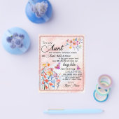 Voor mijn tante Gift, vlindervloed van nicht Flyer (Enkel)