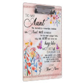 Voor mijn tante Gift, vlindervloed van nicht Klembord (Rechts)