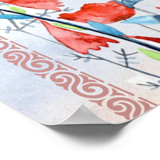 Voor mijn tante Gift, vlindervloed van nicht Poster (Hoek)