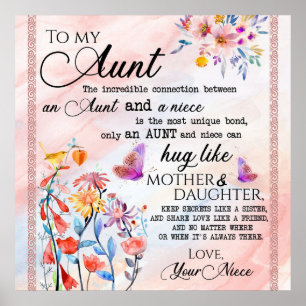 Voor mijn tante Gift, vlindervloed van nicht Poster