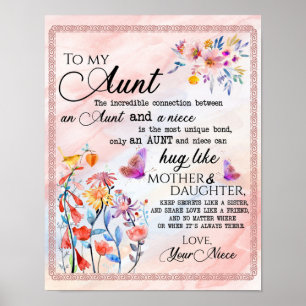 Voor mijn tante Gift, vlindervloed van nicht Poster