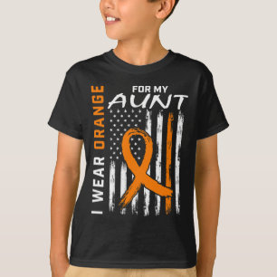 Voor mijn tante Leukemie Bewustzijn Amerikaanse vl T-shirt
