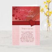 Voor mijn toekomstige man... Waarom hou ik van je? Kaart (Gele Bloem)