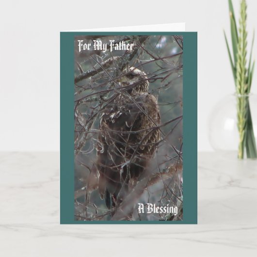 Voor mijn vader Kaart (Voorkant)