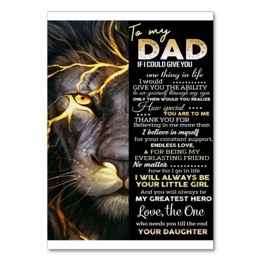 Voor mijn vader | Schattige brief | Lovely Gift Kaart (Voorkant)