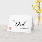 Voor mijn vader trouwdag Kaart (Gele Bloem)
