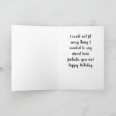 VOOR **MIJN VADER** VAN UW DOCHTER OP VERJAARDAG! KAART (Binnen)