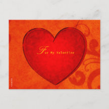 Voor mijn Valentijn Briefkaart