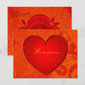 Voor mijn Valentijn Briefkaart (Voorkant / Achterkant)