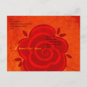 Voor mijn Valentijn Briefkaart (Achterkant)