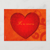 Voor mijn Valentijn Briefkaart (Voorkant)