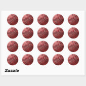 Voor mijn Valentijn Ronde Sticker (Vel)