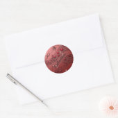 Voor mijn Valentijn Ronde Sticker (Envelop)