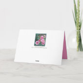 VOOR MIJN VERMAKKELIJKE MOEDER/PINKROSES KAART (Achterkant)