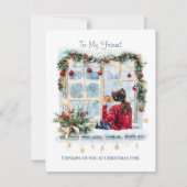 Voor mijn vriend Kerst Kaart (Voorkant)