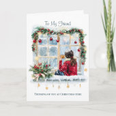 Voor mijn vriend Kerst Kaart (Voorkant)