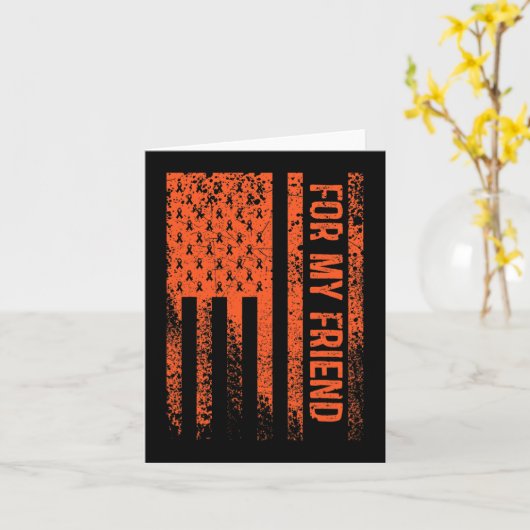 Voor mijn vriend RSD CRPS Awareness Kaart (Gele Bloem)