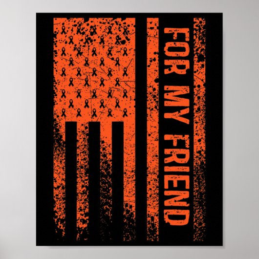 Voor mijn vriend RSD CRPS Awareness Poster (Voorkant)