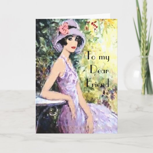 VOOR MIJN VRIEND WENSKAART KAART (Voorkant)