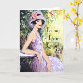 VOOR MIJN VRIEND WENSKAART KAART (Gele Bloem)