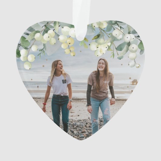 Voor mijn vriendschappelijke kerstfoto ornament (achterkant)