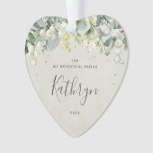 Voor mijn vriendschappelijke kerstfoto ornament (voorkant)