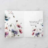 Voor mijn vrouw bruiloft Jubileum Wenskaart Bedankkaart (Binnen)