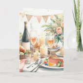 Voor mijn vrouw bruiloft Jubileum Wenskaart Bedankkaart (Achterkant)