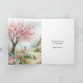 Voor mijn vrouw Jubileum Wenskaart Bedankkaart (Binnen)