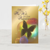 Voor mijn vrouw (verjaardag) kaart (Gele Bloem)