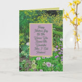 VOOR MIJN WETENSCHAPPELIJKE MOEDER-IN-WET/FLORAAL KAART (Gele Bloem)