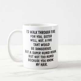 Voor mijn zus koffiemok, grappig zus cadeau, koffiemok