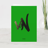 Voor mijn zus, met kerst feestdagen kaart (Achterkant)