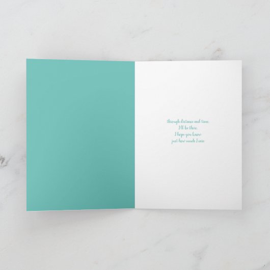 Voor mijn zuster bedankkaart (Binnen)