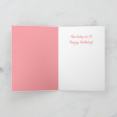 Voor mijn zuster Cute Birthday Kaart (Binnen)