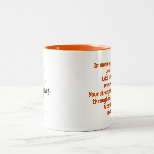 Voor mijn zustergedicht (Naam & Monogram) Gift Mok (Center)