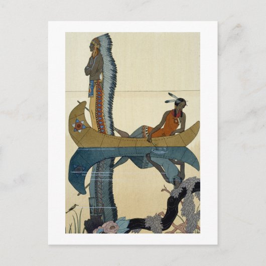 Voor Missouri, 1922 (pochoir druk) Briefkaart (Voorkant)