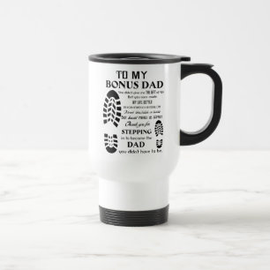 Voor m'n bonusvader, Vaderdag Cadeau... voor papa. Reisbeker