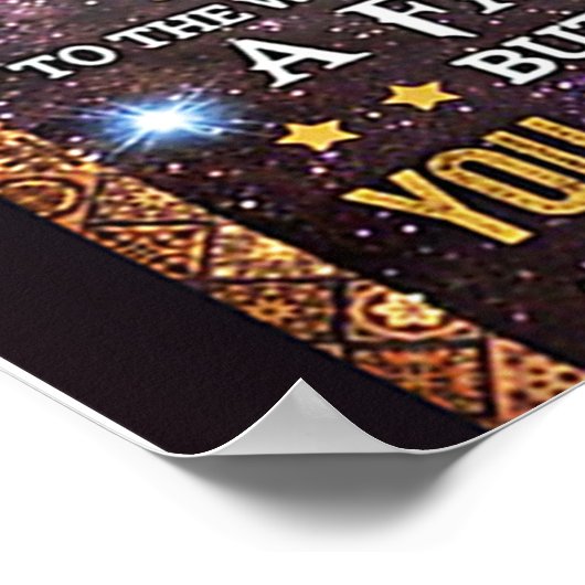 Voor m'n leeuwen, pap, gift Idee Poster (Hoek)