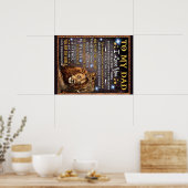 Voor m'n leeuwen, pap, gift Idee Poster (Keuken)