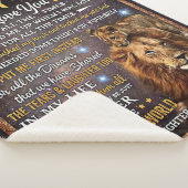 Voor m'n leeuwen, pap, gift Idee Sherpa Deken (3/4)