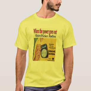 Voor mobiele telefoon, transistor Radios T-shirt