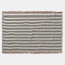 Voor moderne comfort – Taupe en witte strepen