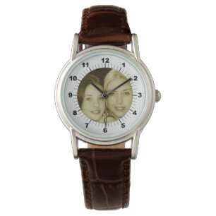 Voor moeder  aangepaste foto horloge