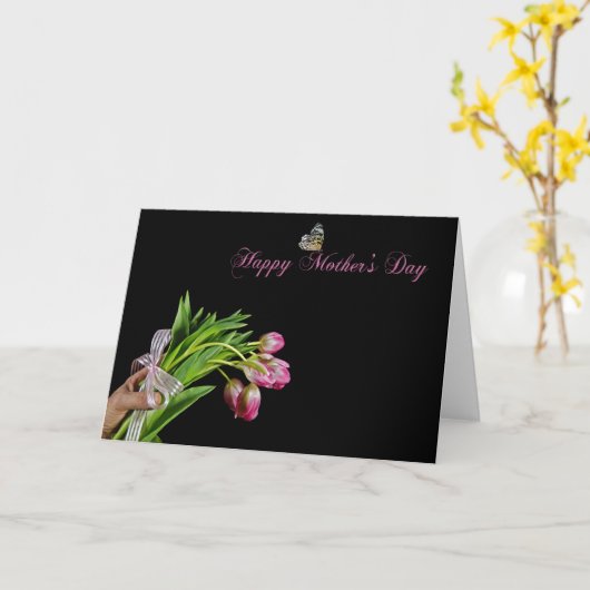 Voor moeder kaart (Gele Bloem)