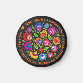 Voor moeder Poolse folklore-samenstelling Magneet (Voorkant)