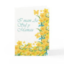 Voor Moederdag, I mam AR Sul y Mamau, Welse Langu