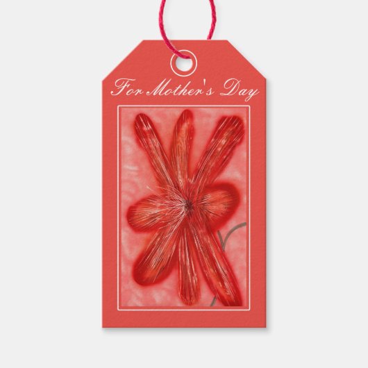 Voor Moeders Cadeaulabel (Voorkant)