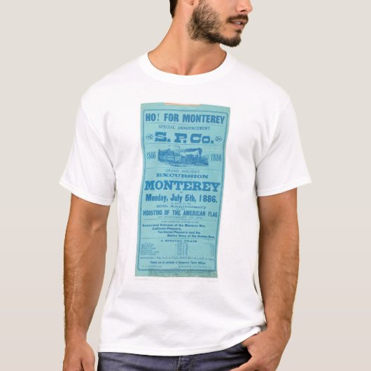 Voor Monterey dus. Pacifische reclame (1652A) T-shirt (Voorkant)