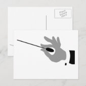 Voor muziekopdragers! briefkaart (Voorkant / Achterkant)